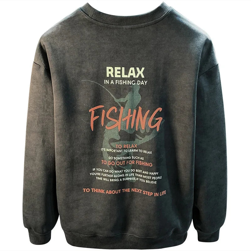 Retro American Print Pullover