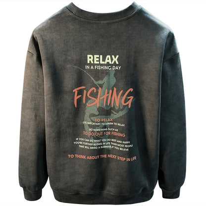 Retro American Print Pullover