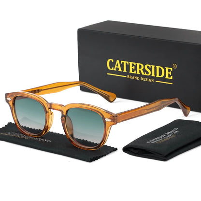 CATERSIDE Luxe | Retro Circular Sunglasses – Bold & Timeless UV400 Shades