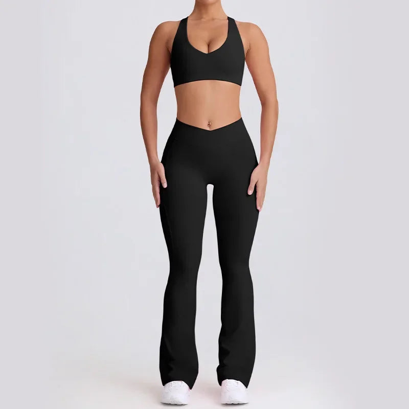 BoostFit Tracksuit – Push-Up Sport Bra & Leggings