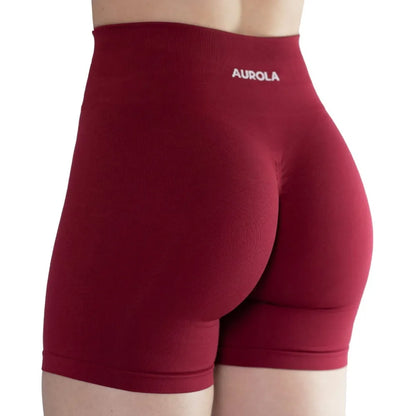 Seamless Scrunch Workout Shorts — Women's High Waist Gym & Yoga Fitness Shorts