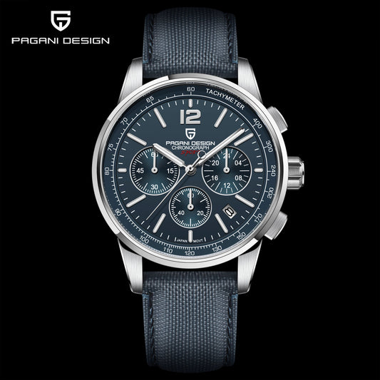 Modern Quartz Watch – 100M Waterproof, Casual Style, Sapphire Glass