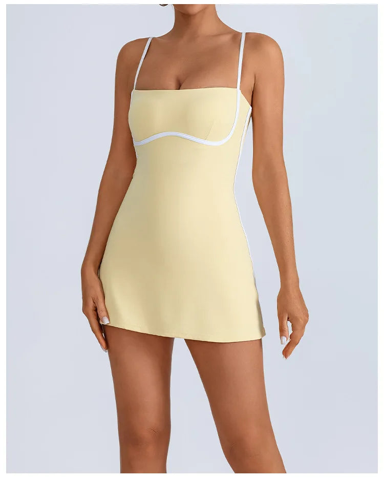 AceCourt Skirt Set – Built-In Bra Tennis Dress
