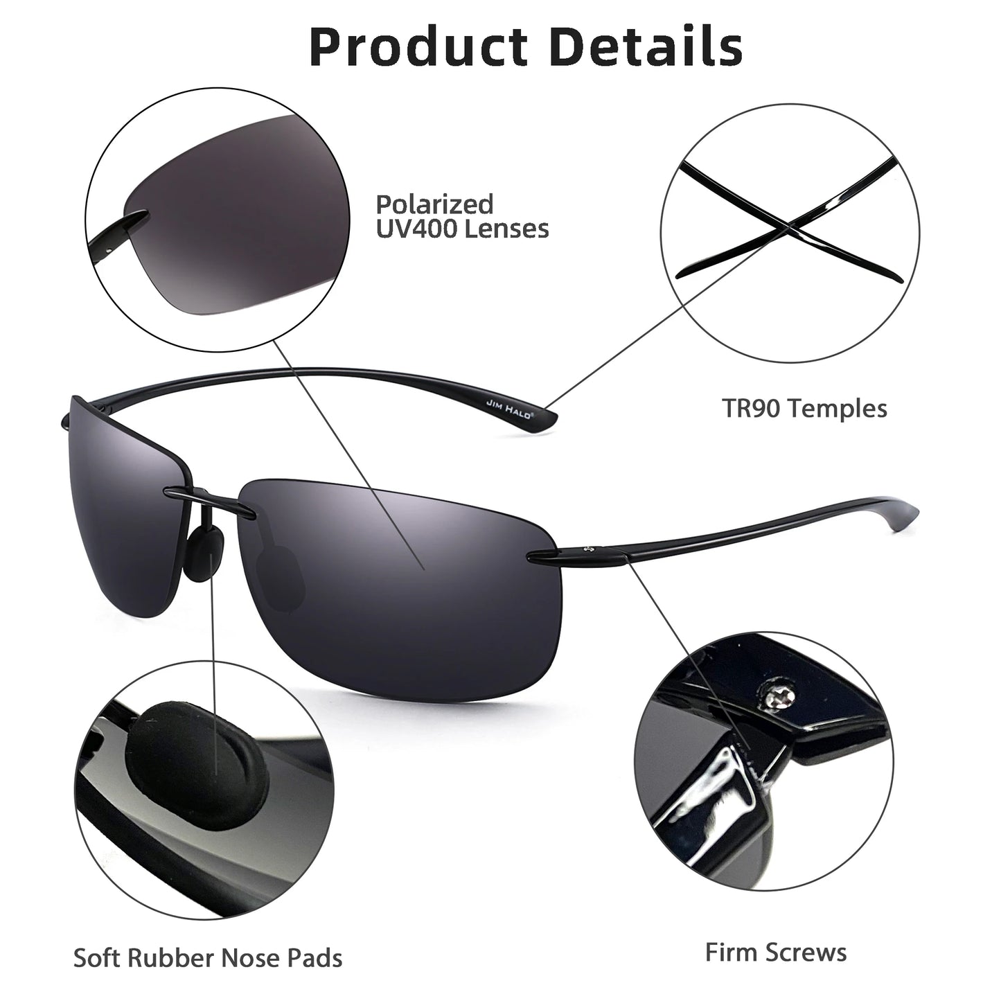 JIM AeroFit | Ultralight Sport Sunglasses – Rimless, Built for Motion
