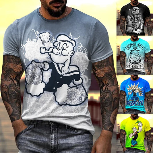 3D Printed Rustic Tee – Casual Comfort