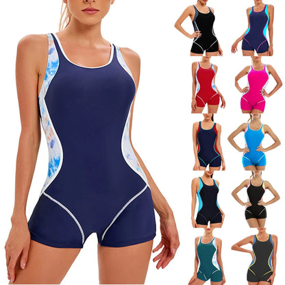 Colorblock Sport Swimsuit – Plus Size Edition