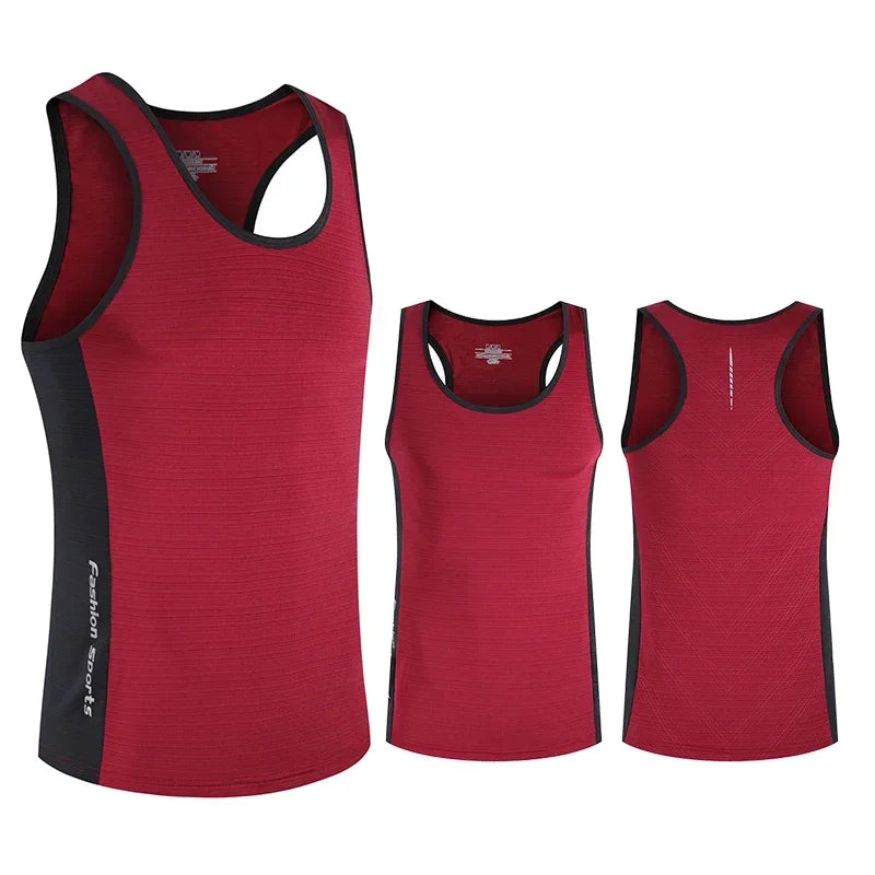 Running Sweatshirt Vest – Marathon Fitness Sleeveless Undershirt