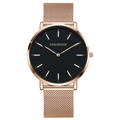 Ceramic Strap Elegant Quartz Watch – Japanese Movement
