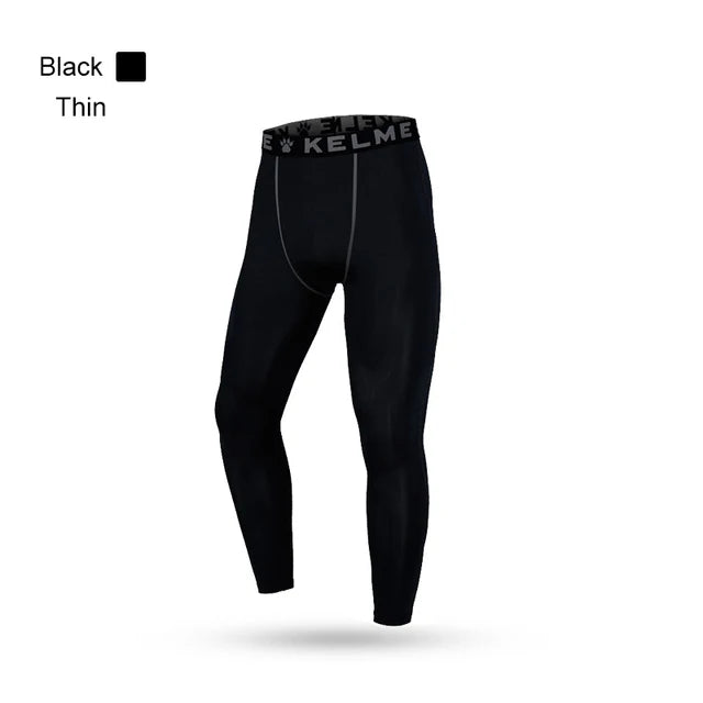 KELME Compression Running Tights & Long Sleeve Shirt – Bodybuilding Fitness