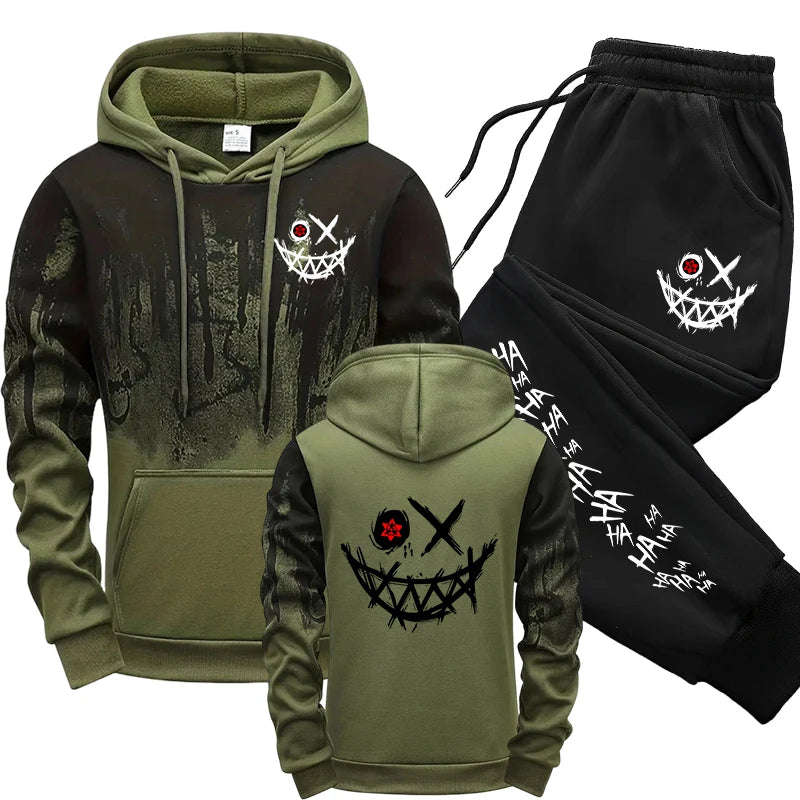 Hooded Sweatshirt & Joggers Set – Urban Winter Style