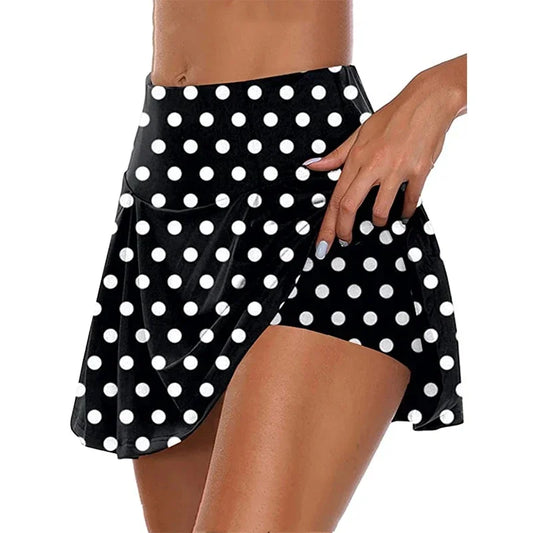 Leopard Print Butt-Lifting Skorts — High Waist Workout