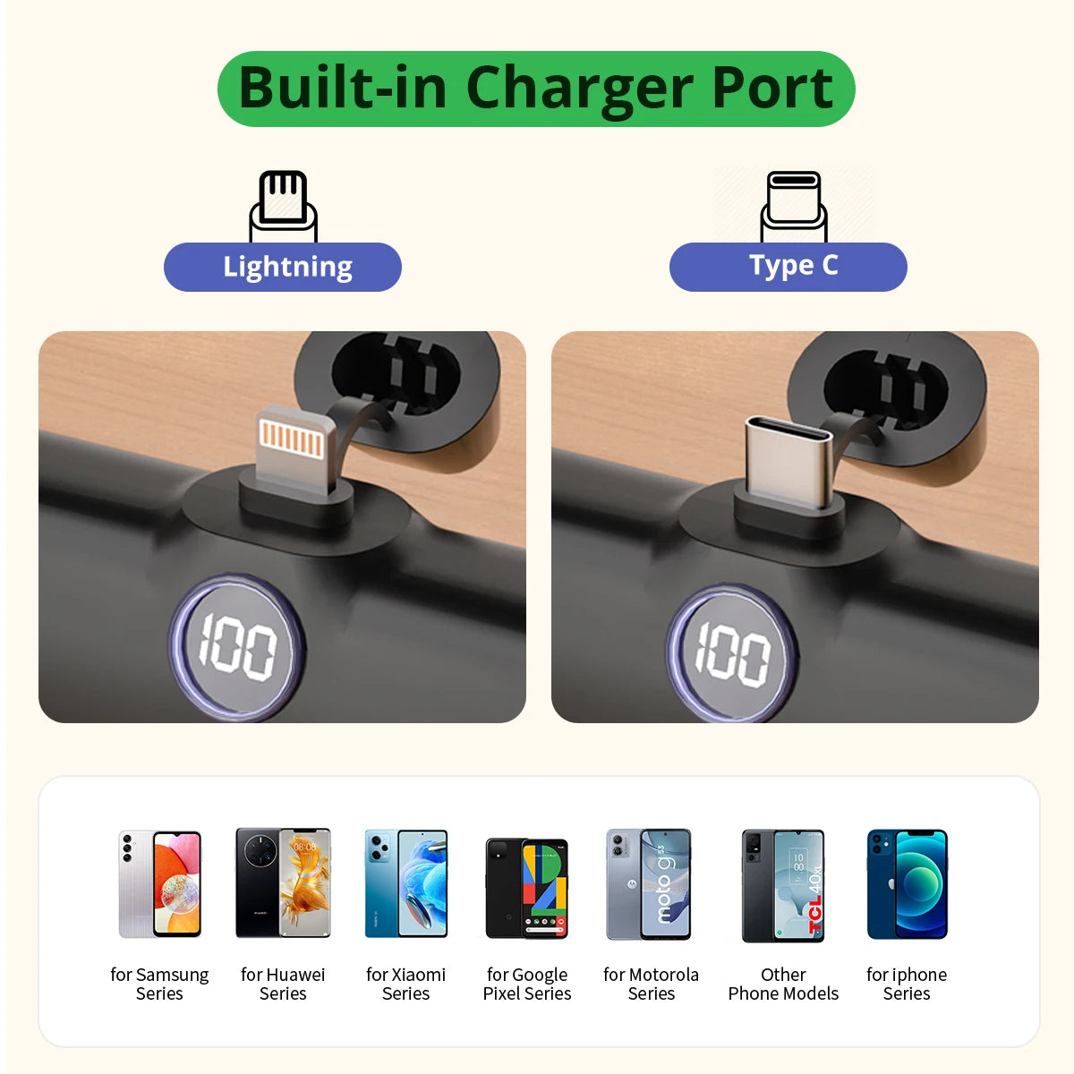 ChargePocket – Built-in Cable. Fast Power. Anywhere.