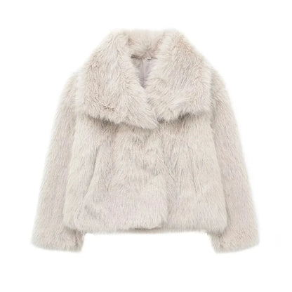 Loose Stand Collar Coat