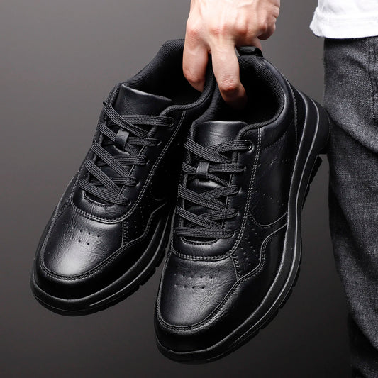 Soft Moccasin Sneakers — Casual Leather with Solid Urban Design