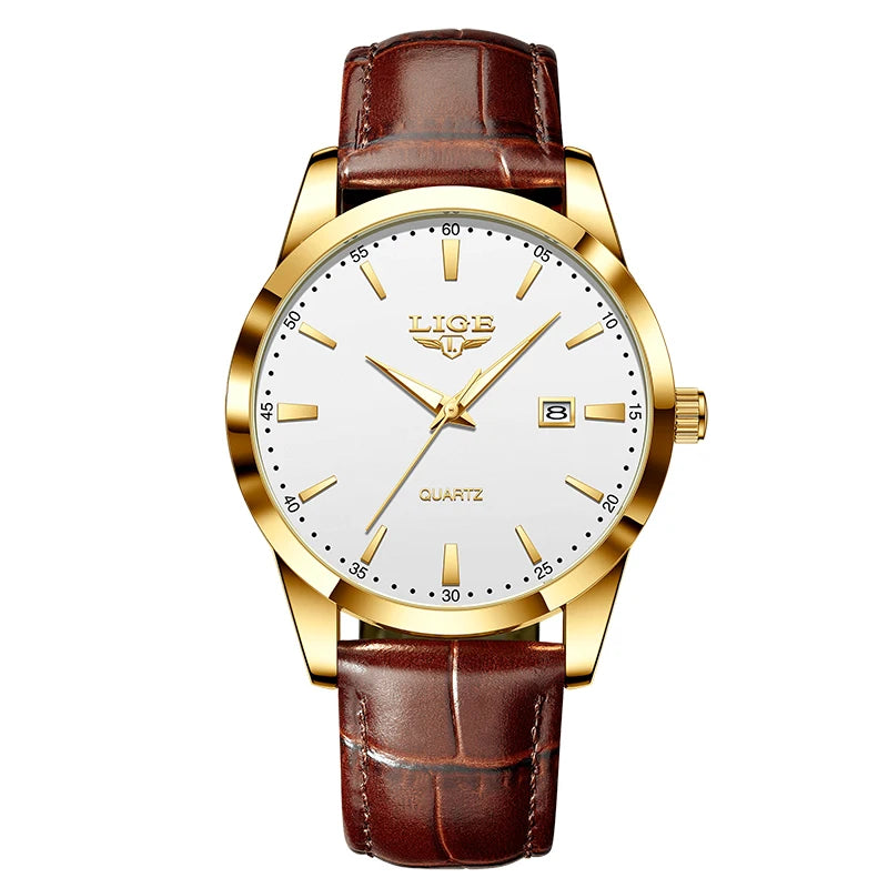Military Leather Sport Watch – Durable & Fashionable