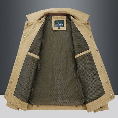 Classic Baseball Jacket — Warm Windproof Cargo Bomber, British Style