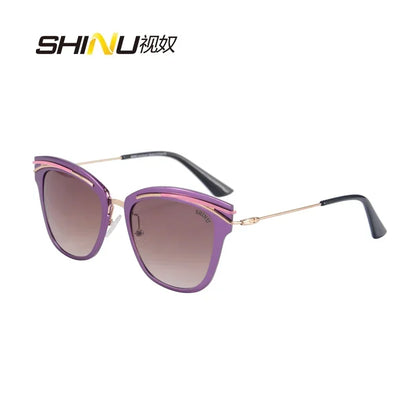 SHINU LuxeWave | Designer Aluminum Sunglasses – Polished Protection & Style