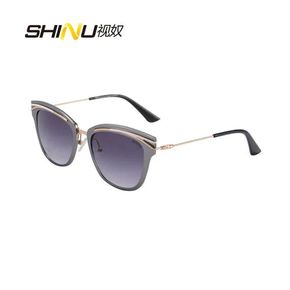 SHINU LuxeWave | Designer Aluminum Sunglasses – Polished Protection & Style
