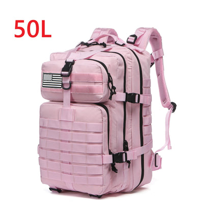 RangerTrek Tactical Backpack – 30L/50L Waterproof Nylon Outdoor Bag