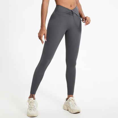 High Waist Push-Up Sports Leggings — Women's Fitness & Yoga Tights for Gym & Running