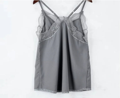 Silk Satin Tube Top — Elegant Strappy Camisole