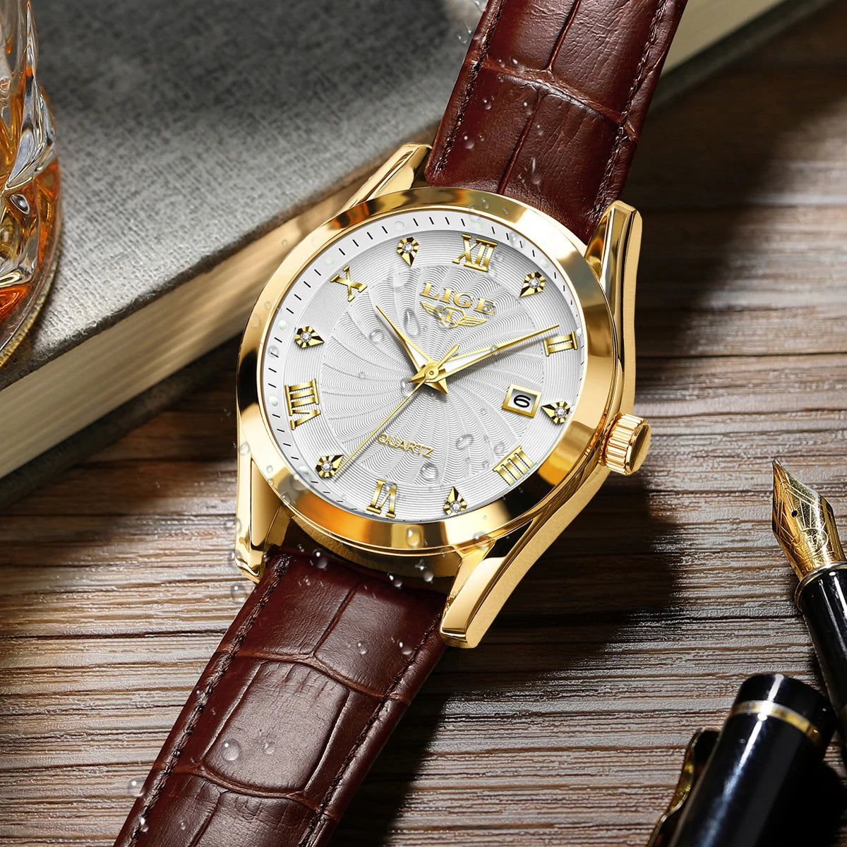 Military Leather Sport Watch – Durable & Fashionable