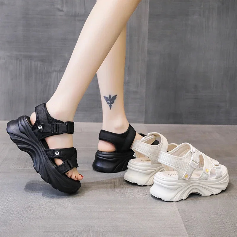 BuckleEase Sandals |  Thick Sole – Durable, Casual Comfort