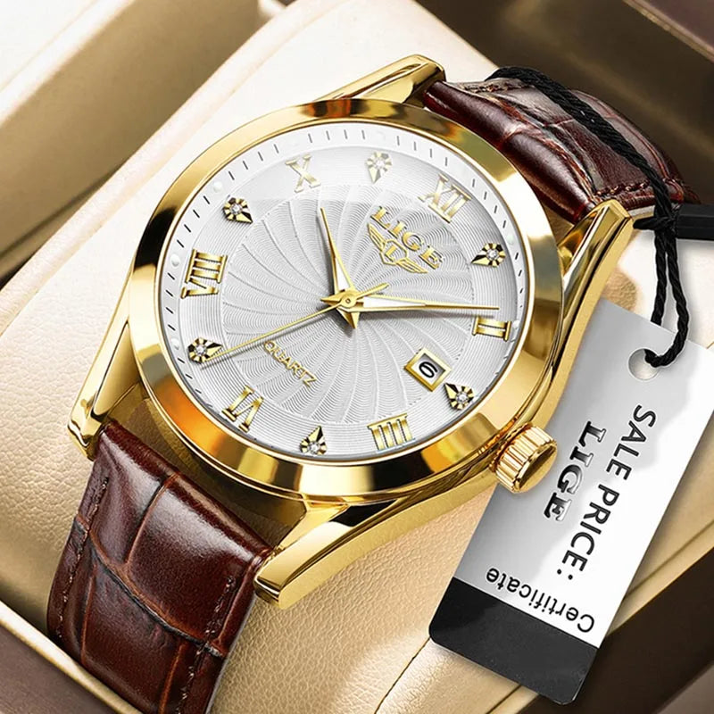 Military Leather Sport Watch – Durable & Fashionable