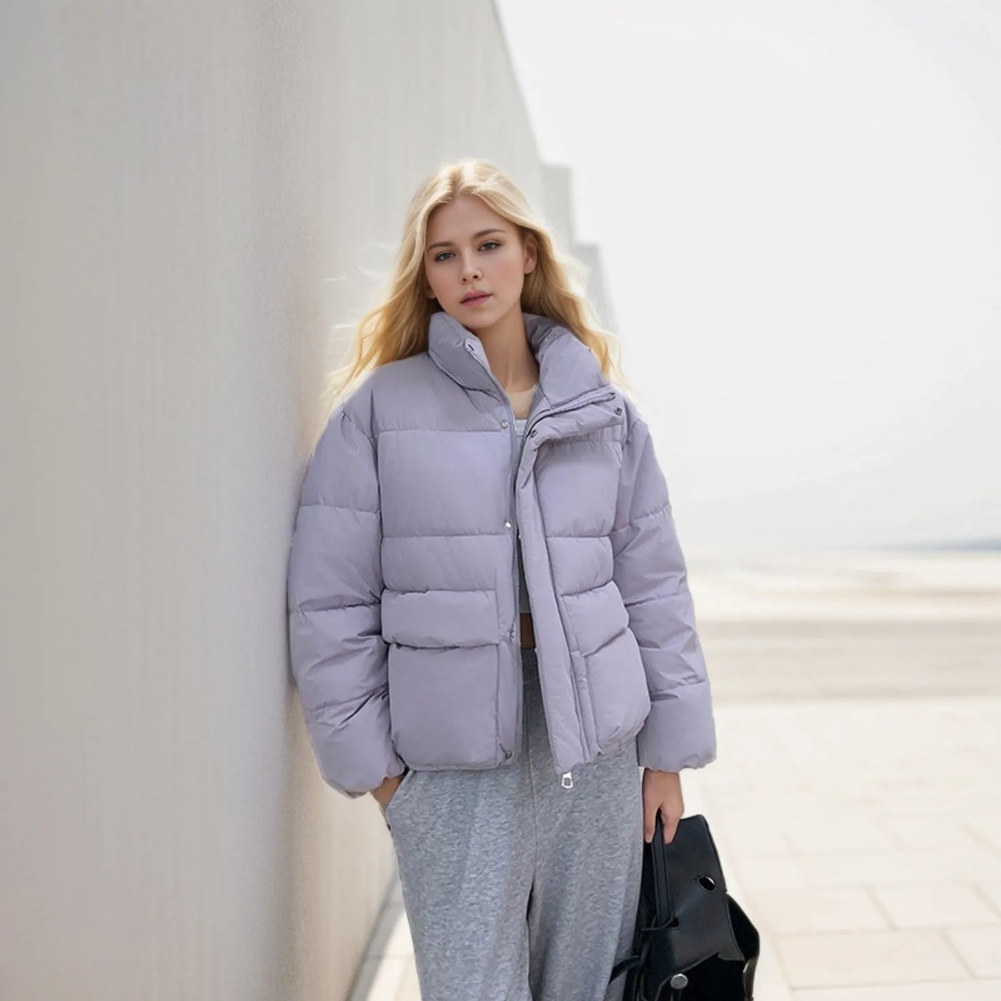 Cotton-Padded Hooded Parka