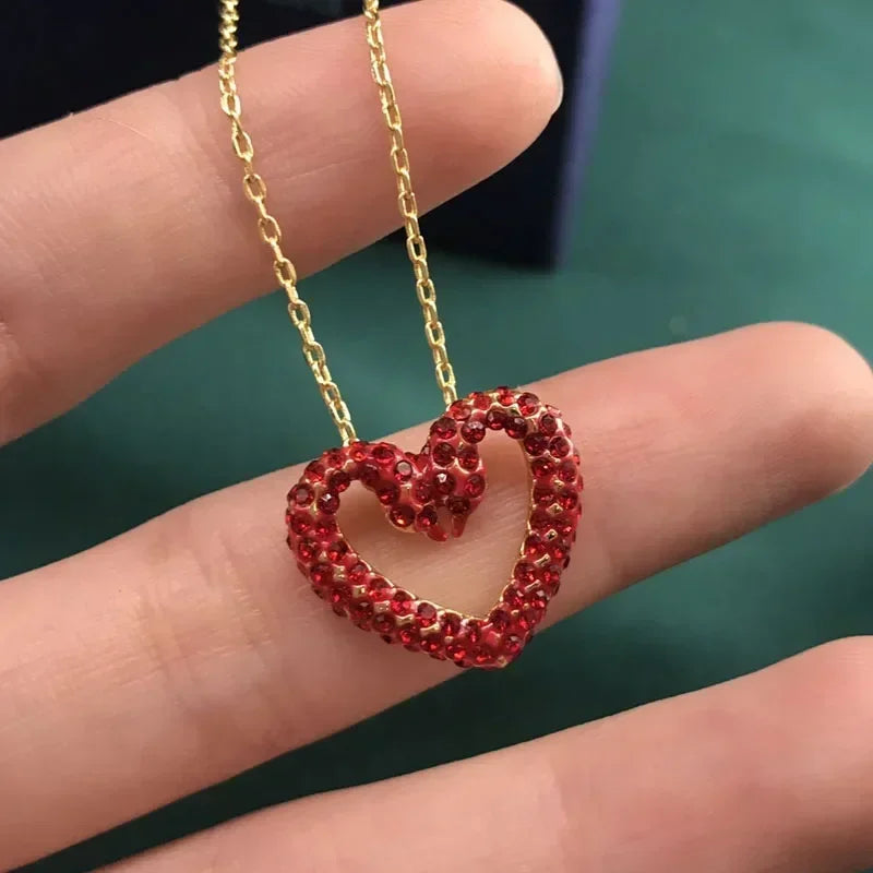 Pink Heart Crystal Set – Pearl Party Edition