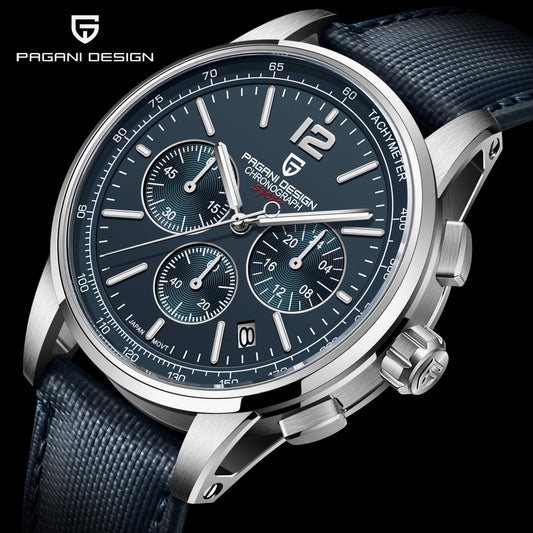 Modern Quartz Watch – 100M Waterproof, Casual Style, Sapphire Glass