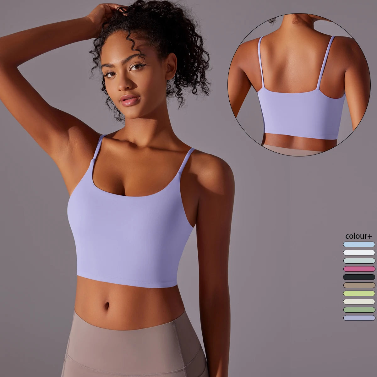 Breathable Sports Bra — Quick-Dry Nylon Seamless Yoga Vest