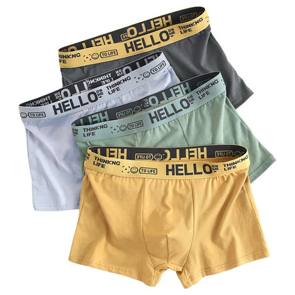 Basic Cotton Boxer Briefs – Plus Size Breathable Underwear Lingerie