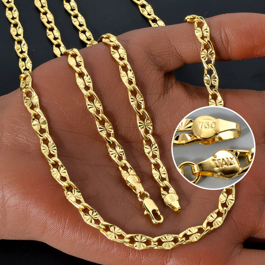 Gold-Plated Copper Chain Necklace – Everyday Luxury Design