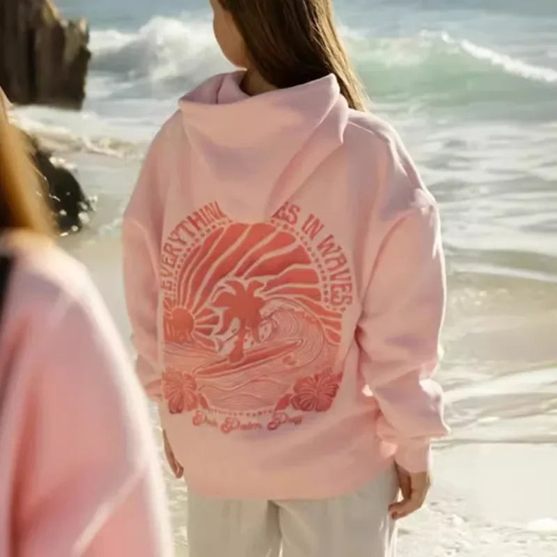PALM PUFF Graphic Hoodie — Plush Lined, Seasonal Streetwear