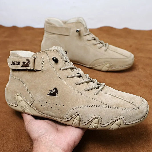 Waterproof Moto Sneakers — High-Top Winter Boots for Urban Riding