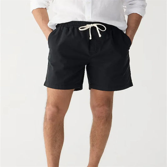 3-Inch Drawstring Athletic Shorts – Solid Color