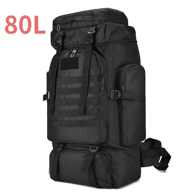TrekMax 80L/100L Mountaineering Backpack – Tactical Outdoor Pack