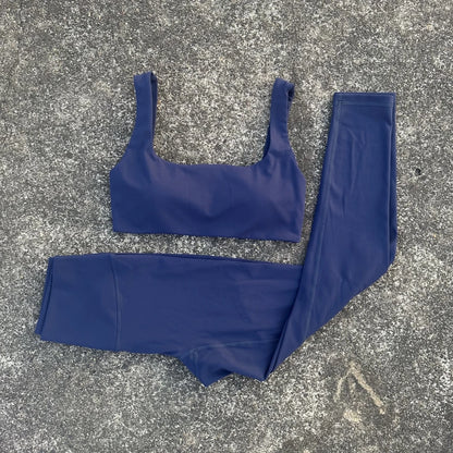 FlexBack Sculpt Set – Bra + High Waist Leggings