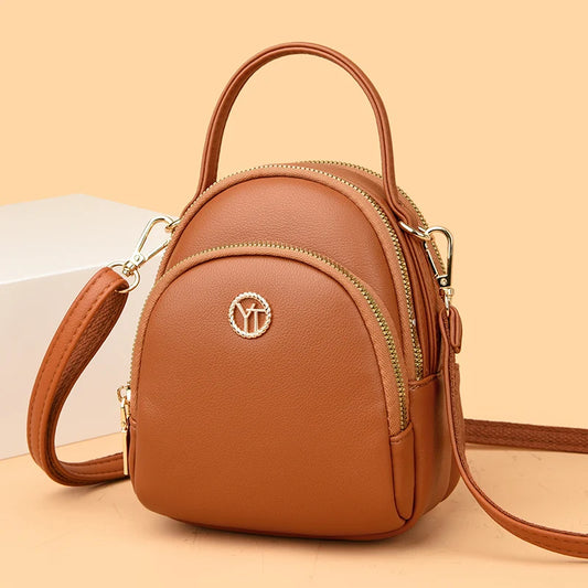 Small Phone Shoulder Bag | PU Leather Travel Wallet