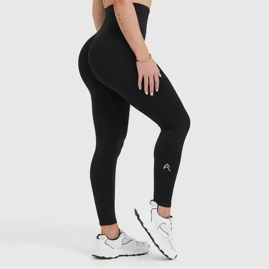Seamless High-Waist Leggings — Elastic Stretch Yoga & Gym Pants