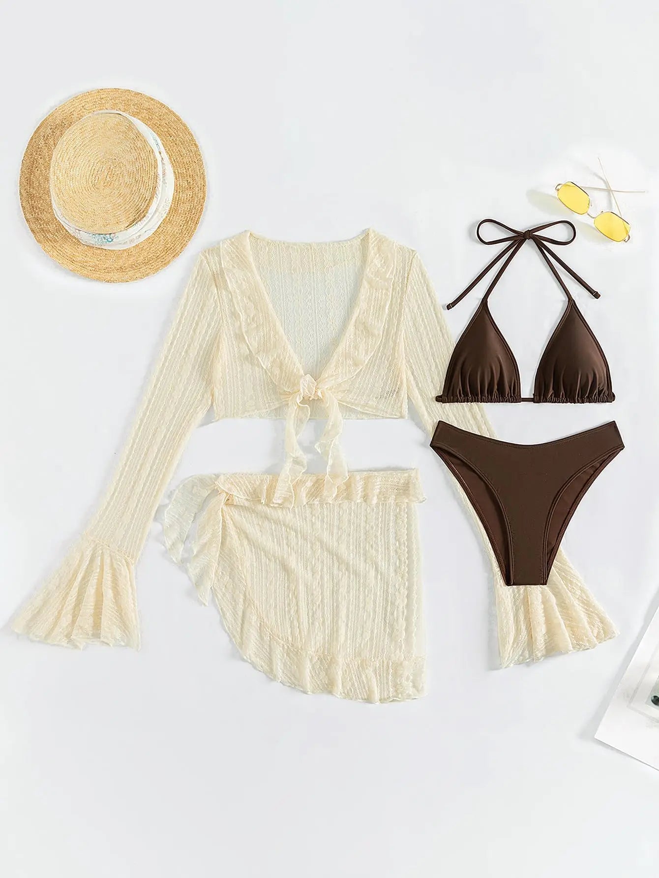 Lettuce Trim Bikini Set