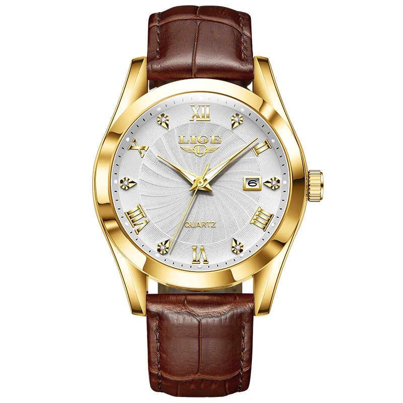 Military Leather Sport Watch – Durable & Fashionable
