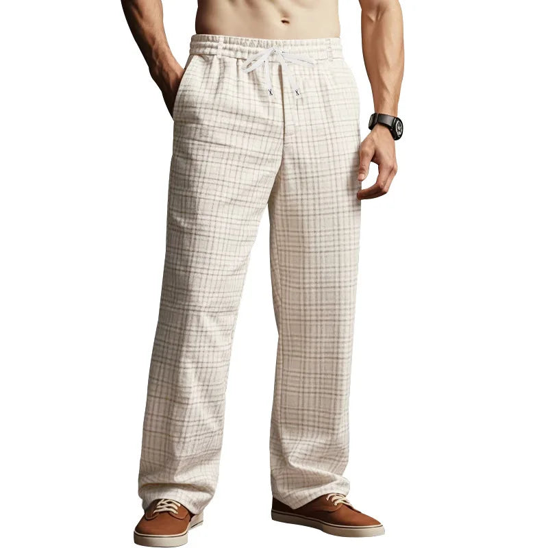 Digital Print Thin Casual Sweatpants – Business Style