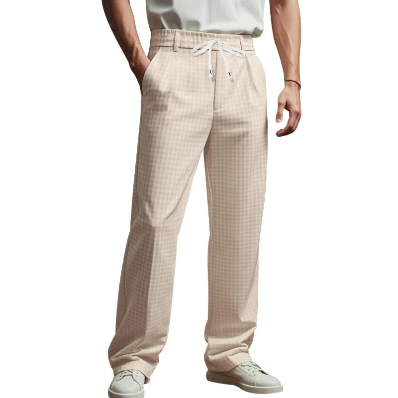 Digital Print Thin Casual Sweatpants – Business Style