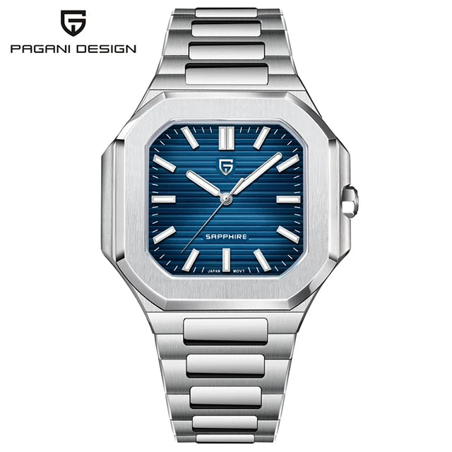 Quartz Sports Watch – Sapphire Glass, Waterproof, Stainless Steel Build