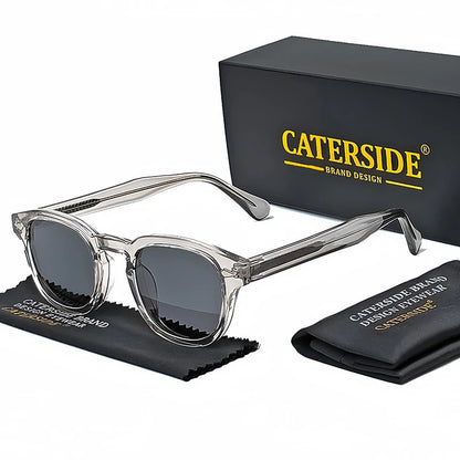CATERSIDE Luxe | Retro Circular Sunglasses – Bold & Timeless UV400 Shades