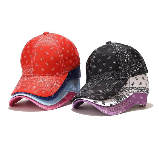 Cashew Flower Snapback Cap | Vintage Hip Hop Baseball Hat – Outdoor Style