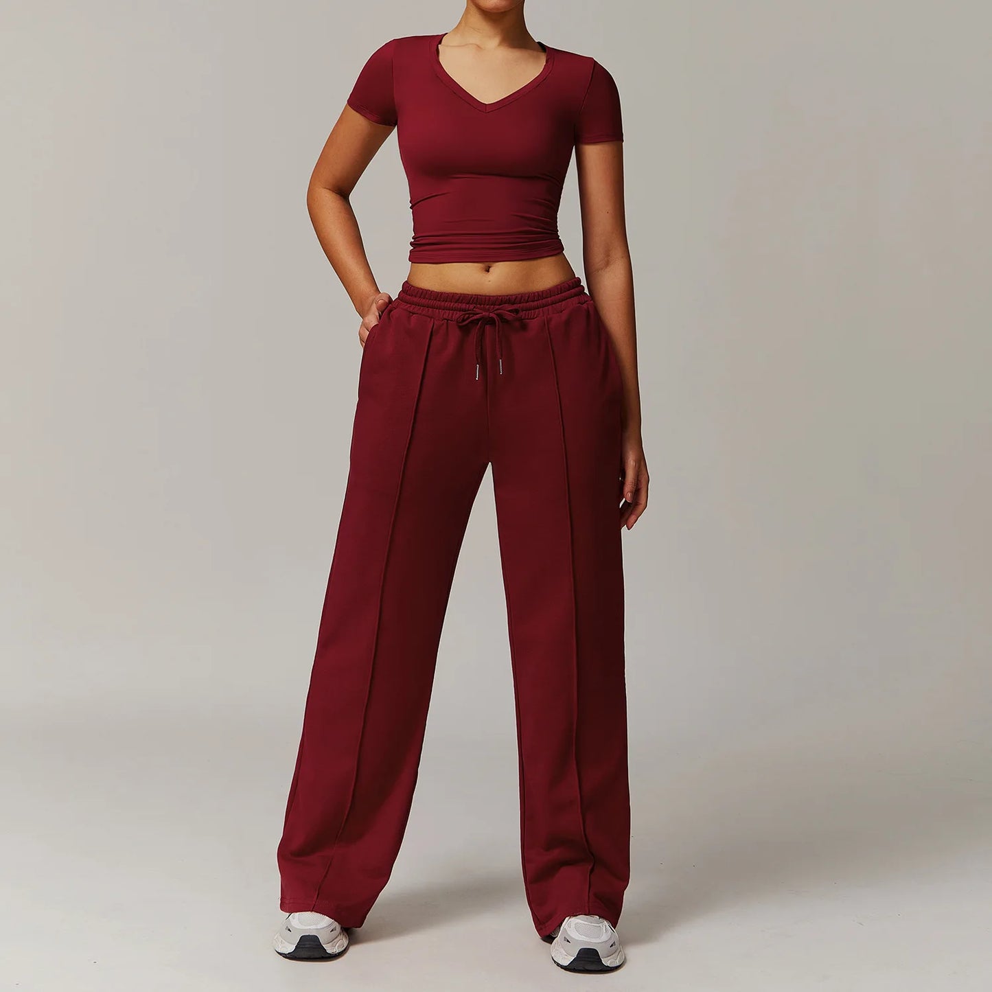 AirForm Lounge Set – Long Sleeve Top & Sweatpants