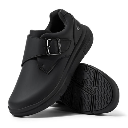 Oxford Derby Leather Shoes — Classic Black Business Lace-Ups